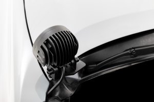 Toyota Tacoma LED Light Kit - Ditch Mount - Rough Country - Amber DRL - Black - '16-'23